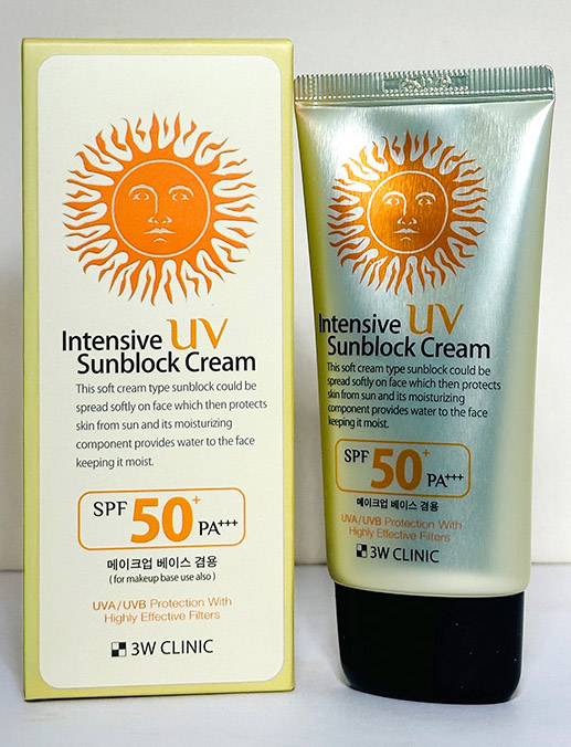 3w Clinic Intensive UV Sunblock Cream 70 ml || Product Photo 3