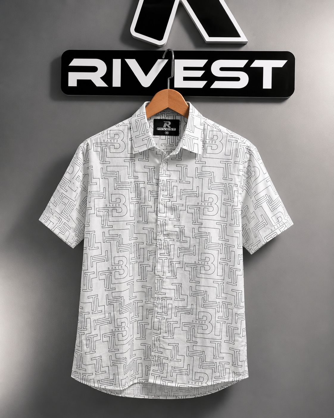 PURE COTTON HALF SHIRT by Rivest
